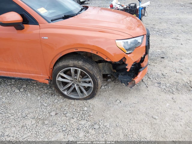 Продажа на аукционе авто 2022 Audi Q3 Premium 45 Tfsi S Line Quattro Tiptronic, vin: WA1DECF35N1047591, номер лота: 44717401