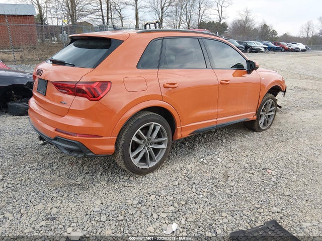 Продажа на аукционе авто 2022 Audi Q3 Premium 45 Tfsi S Line Quattro Tiptronic, vin: WA1DECF35N1047591, номер лота: 44717401