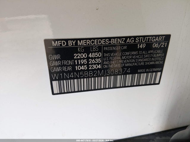 Auction sale of the 2021 Mercedes-benz Amg Gla 35 4matic, vin: W1N4N5BB2MJ308374, lot number: 44717618