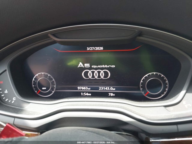 44717663 :رقم المزاد ، WAUANCF5XJA004737 vin ، 2018 Audi A5 2.0t Premium مزاد بيع