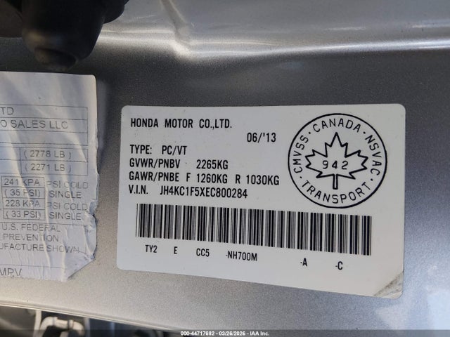 2014 ACURA RLX JH4KC1F5XEC800284 Photo 8