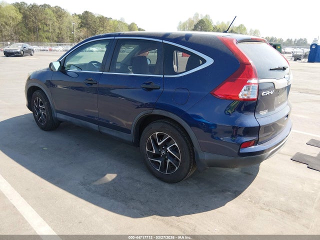 44717712 :رقم المزاد ، 5J6RM3H46GL026139 vin ، 2016 Honda Cr-v Se مزاد بيع