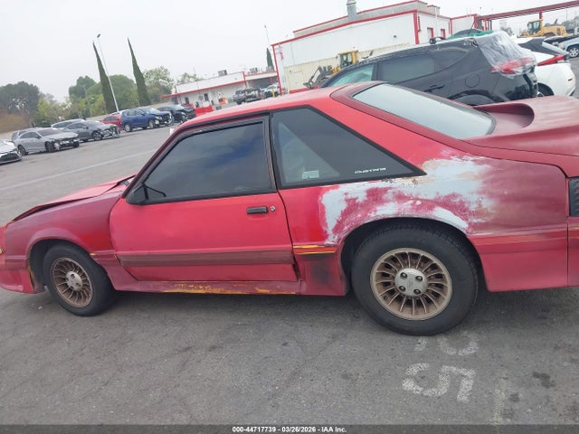 44717739 :رقم المزاد ، 1FABP42E5KF135761 vin ، 1989 Ford Mustang Gt/cobra Gt مزاد بيع