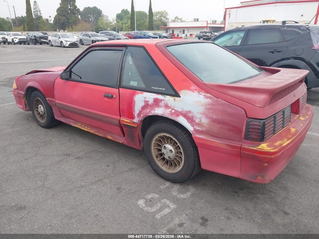 44717739 :رقم المزاد ، 1FABP42E5KF135761 vin ، 1989 Ford Mustang Gt/cobra Gt مزاد بيع