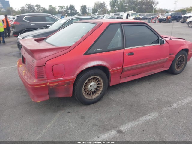 44717739 :رقم المزاد ، 1FABP42E5KF135761 vin ، 1989 Ford Mustang Gt/cobra Gt مزاد بيع