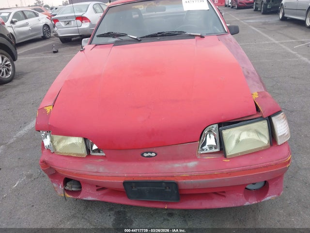 44717739 :رقم المزاد ، 1FABP42E5KF135761 vin ، 1989 Ford Mustang Gt/cobra Gt مزاد بيع