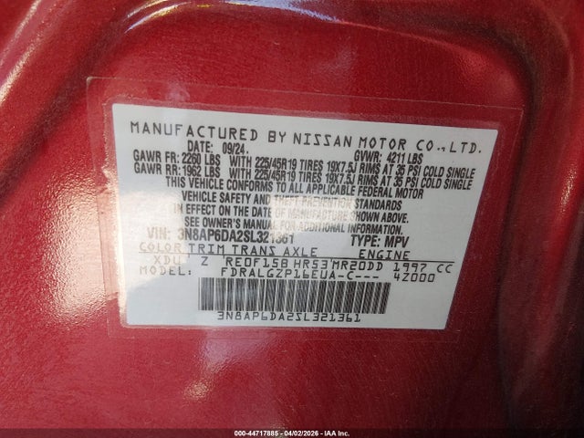 Nissan Kicks Sr Fwd 2025 3N8AP6DA2SL321361 Image 9