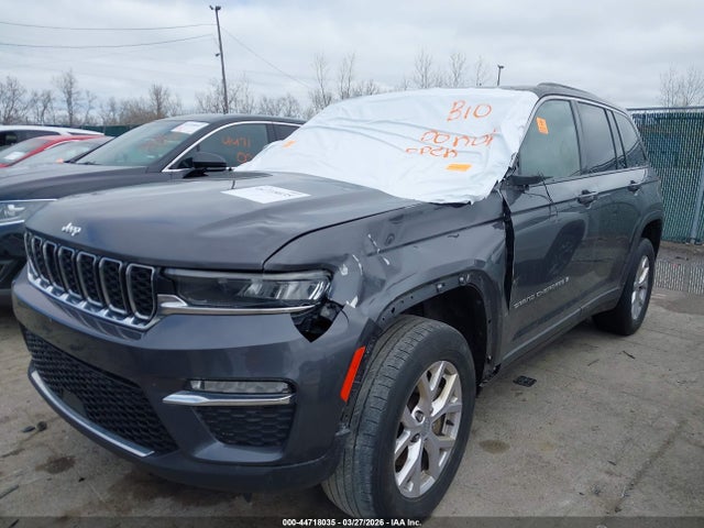 44718035 :رقم المزاد ، 1C4RJHBG2N8549558 vin ، 2022 Jeep Grand Cherokee Limited 4x4 مزاد بيع