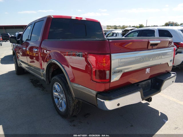 Aukcja sprzedaży 2019 Ford F-150 King Ranch, vin: 1FTFW1E1XKFA07554, numer aukcji: 44718201