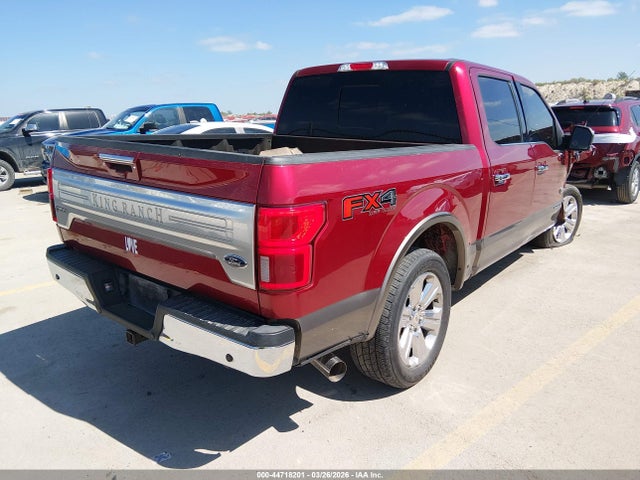 Aukcja sprzedaży 2019 Ford F-150 King Ranch, vin: 1FTFW1E1XKFA07554, numer aukcji: 44718201