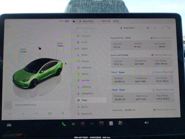Продаж на аукціоні авто 2023 Tesla Model 3 Long Range Dual Motor All-wheel Drive, vin: 5YJ3E1EB5PF387042, номер лоту: 44718251