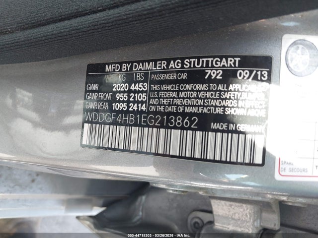 WDDGF4HB1EG213862 Mercedes-Benz C 250 Sport