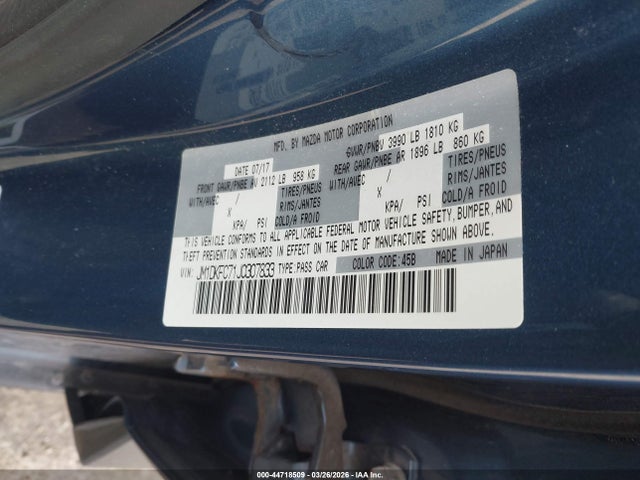 2018 MAZDA CX-3 JM1DKFC71J0307833 Photo 8