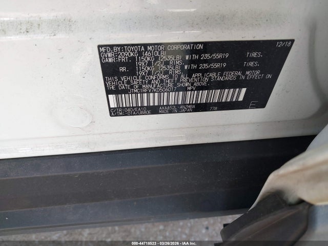 2019 TOYOTA RAV4 JTMC1RFV7KD506017 Photo 8