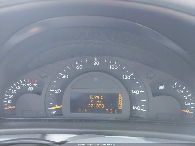 44718547 :رقم المزاد ، WDBRF61JX3F361705 vin ، 2003 Mercedes-benz C 240 مزاد بيع