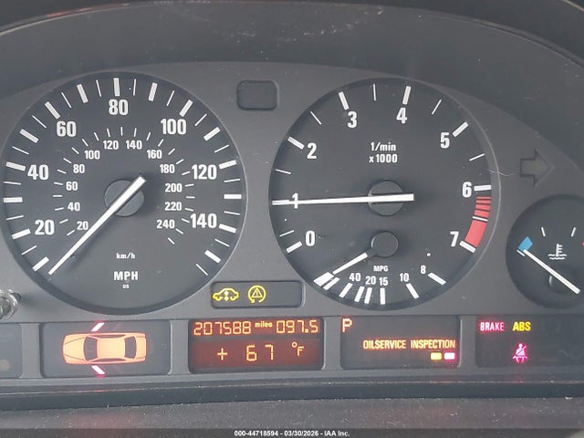 44718594 :رقم المزاد ، WBAFA535X1LM85286 vin ، 2001 Bmw X5 3.0 مزاد بيع