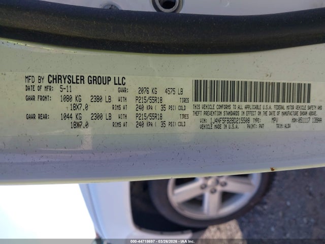 2011 JEEP COMPASS 1J4NF5FB2BD215508 Photo 8