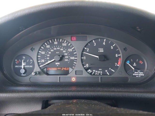 44718749 :رقم المزاد ، WBABK8338XEY90913 vin ، 1999 Bmw 328ic مزاد بيع