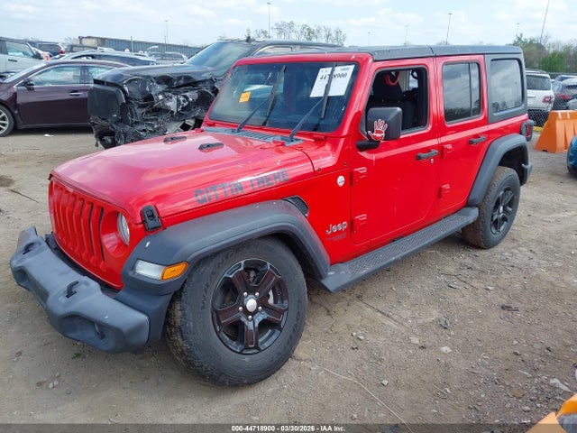 1C4HJXDG2JW147421 Jeep Wrangler Unlimited Sport S 4x4