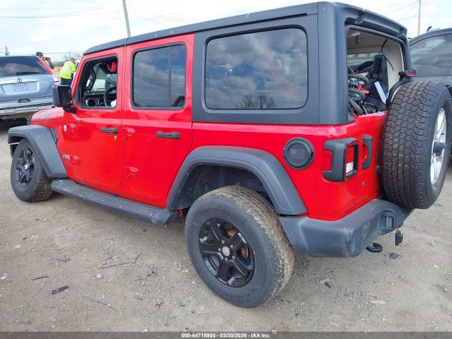 1C4HJXDG2JW147421 Jeep Wrangler Unlimited Sport S 4x4