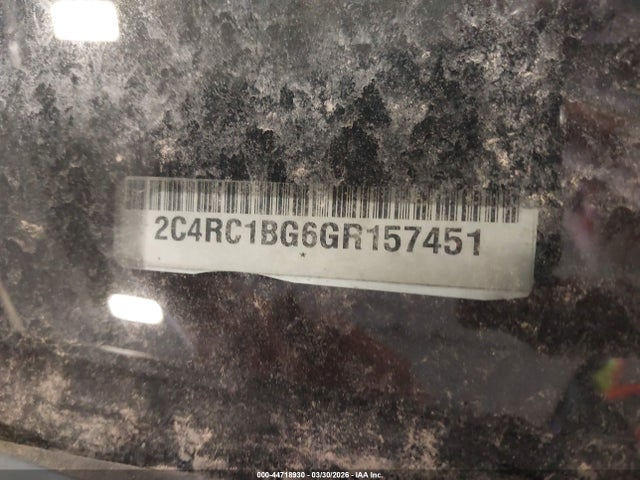 44718930 :رقم المزاد ، 2C4RC1BG6GR157451 vin ، 2016 Chrysler Town & Country Touring مزاد بيع
