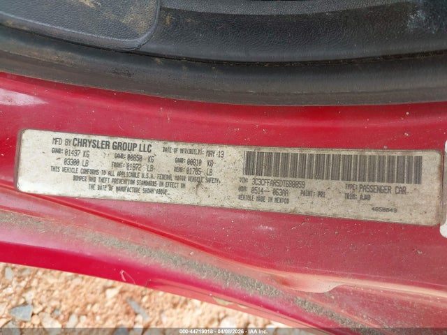 2013 FIAT 500 3C3CFFAR5DT688859 Photo 8