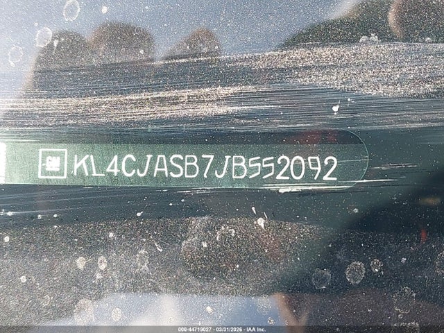 44719027 :رقم المزاد ، KL4CJASB7JB552092 vin ، 2018 Buick Encore Preferred مزاد بيع