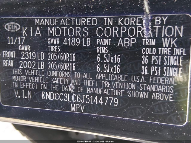 2018 KIA NIRO KNDCC3LC6J5144779 Photo 8