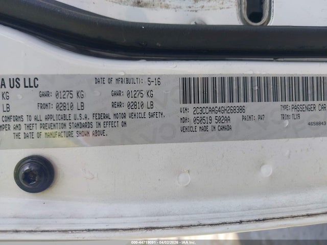 2C3CCAAG4GH268386 Chrysler 300 Limited