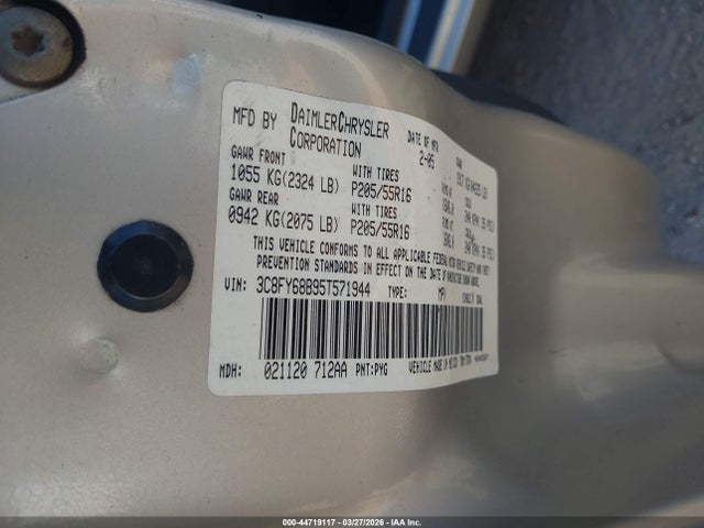 2005 CHRYSLER PT CRUISER 3C8FY68B95T571944 Photo 8