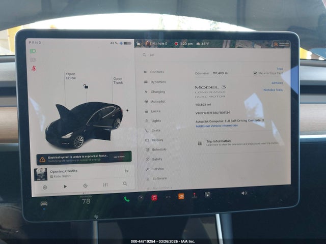 2020 TESLA MODEL 3 5YJ3E1EB8LF801134 Photo 6