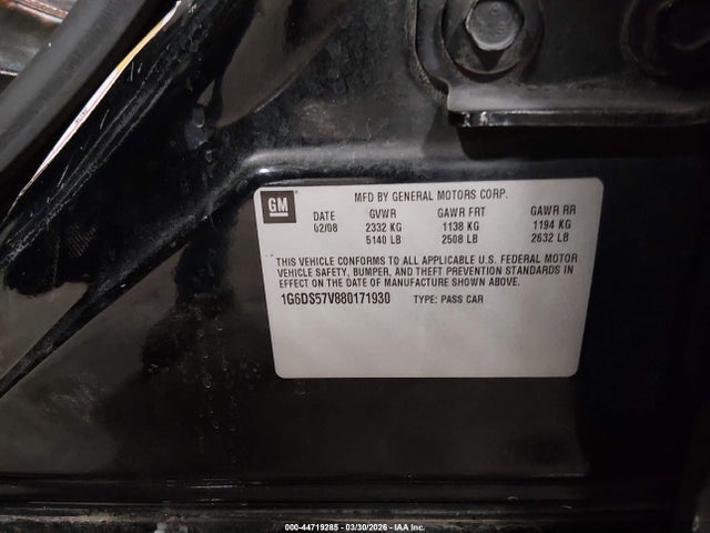 2008 CADILLAC CTS 1G6DS57V880171930 Photo 8