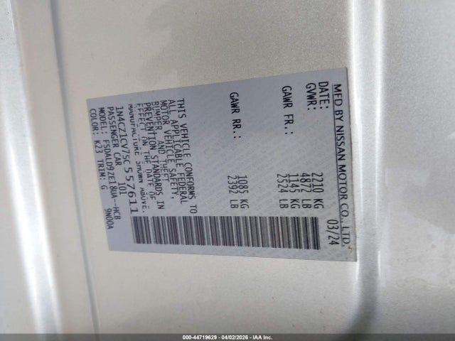 Nissan Leaf Sv Plus 2025 1N4CZ1CV7SC557611 Image 9