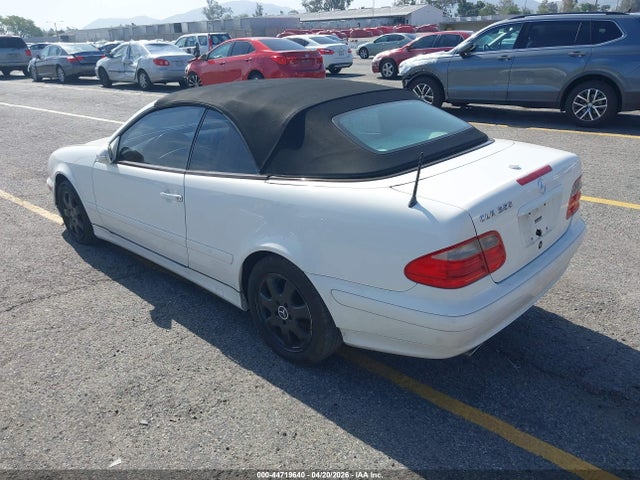 44719640 :رقم المزاد ، WDBLK65G92T124798 vin ، 2002 Mercedes-benz Clk 320 مزاد بيع