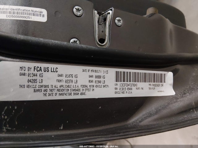 Auction sale of the 2015 Dodge Dart Gt, vin: 1C3CDFEB4FD278243, lot number: 44719663