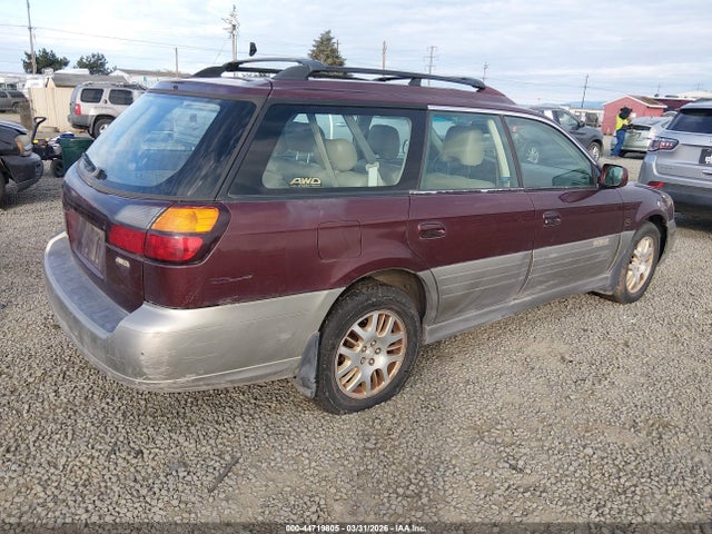 Aukcja sprzedaży 2001 Subaru Outback H6-3.0, vin: 4S3BH806817629230, numer aukcji: 44719805