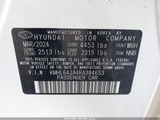 2024 HYUNDAI SONATA KMHL64JA4RA384653 Photo 8