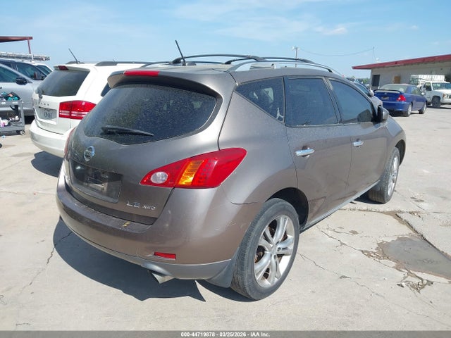 2009 Nissan Murano Le მანქანა იყიდება აუქციონზე, vin: JN8AZ18W49W114347, აუქციონის ნომერი: 44719878
