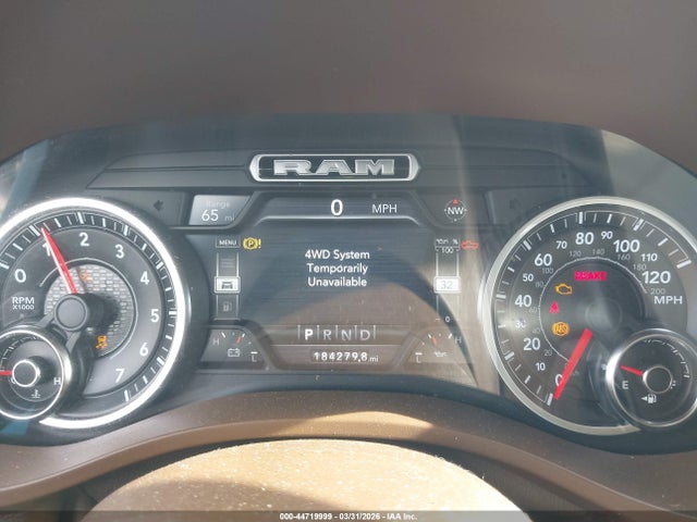 Aukcja sprzedaży 2019 Ram 1500 Laramie  4x4 6'4 Box, vin: 1C6SRFDT0KN751764, numer aukcji: 44719999