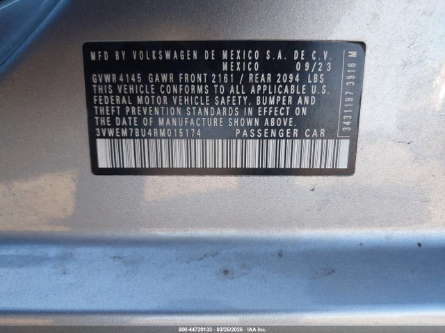 Volkswagen Jetta 1.5t Se 2024 3VWEM7BU4RM015174 Image 9