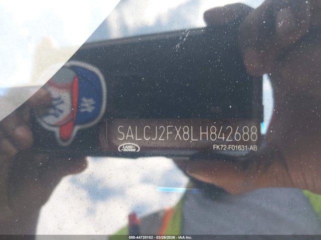 Продаж на аукціоні авто 2020 Land Rover Discovery Sport S, vin: SALCJ2FX8LH842688, номер лоту: 44720182
