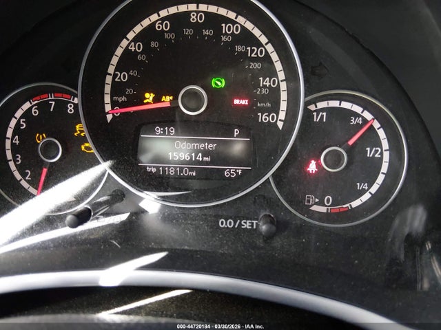 44720184 :رقم المزاد ، 3VW7T7AT1DM829554 vin ، 2013 Volkswagen Beetle 2.0t مزاد بيع