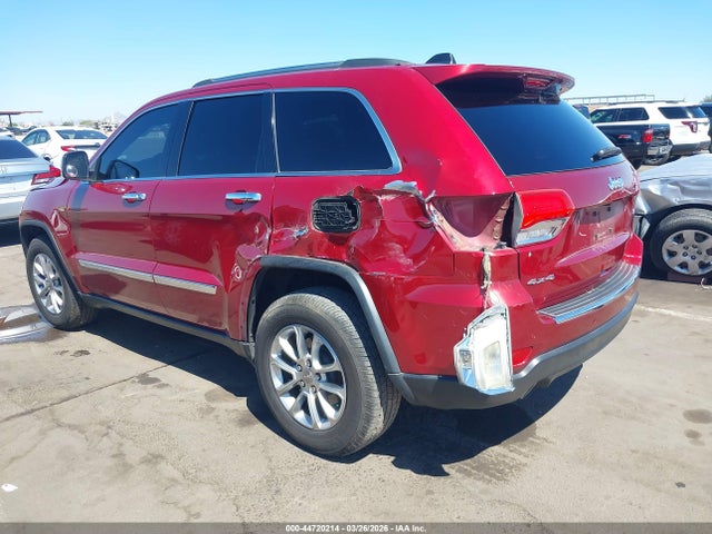 2014 Jeep Grand Cherokee Limited მანქანა იყიდება აუქციონზე, vin: 1C4RJFBG4EC101193, აუქციონის ნომერი: 44720214
