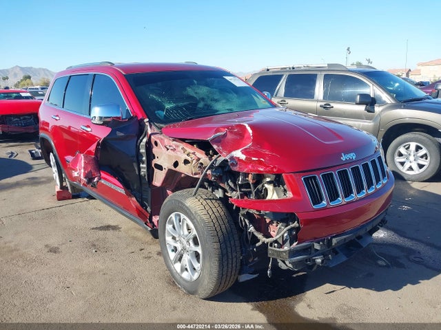 2014 Jeep Grand Cherokee Limited მანქანა იყიდება აუქციონზე, vin: 1C4RJFBG4EC101193, აუქციონის ნომერი: 44720214