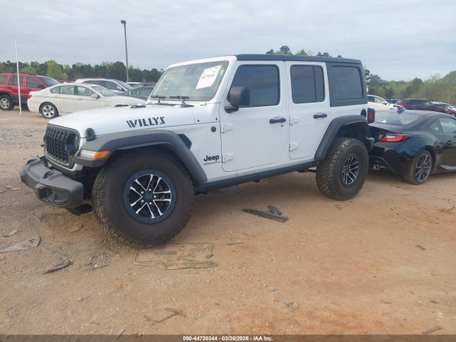 44720344 :رقم المزاد ، 1C4RJXDG3SW557666 vin ، 2025 Jeep Wrangler 4-door Willys 4x4 مزاد بيع