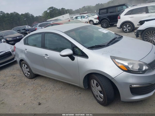 2016 Kia Rio Lx მანქანა იყიდება აუქციონზე, vin: KNADM4A36G6539989, აუქციონის ნომერი: 44720360