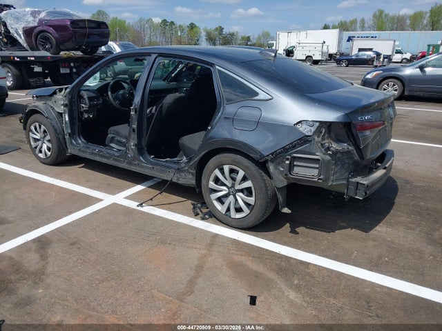 2025 Honda Civic Lx მანქანა იყიდება აუქციონზე, vin: 2HGFE2F22SH536769, აუქციონის ნომერი: 44720509
