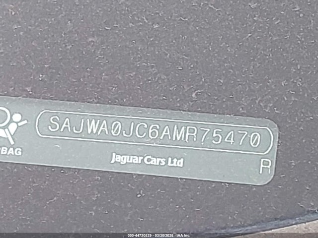 44720529 :رقم المزاد ، SAJWA0JC6AMR75470 vin ، 2010 Jaguar Xf Xfr مزاد بيع