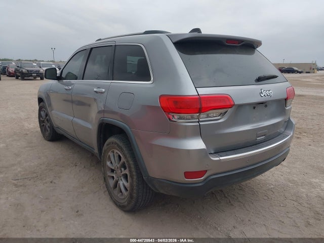 Aukcja sprzedaży 2016 Jeep Grand Cherokee Limited, vin: 1C4RJEBG5GC400012, numer aukcji: 44720543
