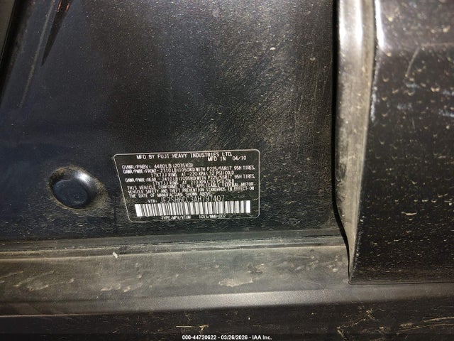 Продаж на аукціоні авто 2010 Subaru Forester 2.5x Premium, vin: JF2SH6CC3AH797407, номер лоту: 44720622